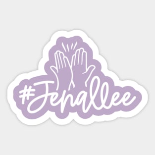 Jenallee B&W Sticker